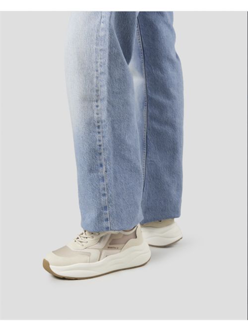 Sneakers Horizon in rip-stop semi-trasparente beige e dettagli in pelle Alexander Smith ALEXANDER SMITH | SXBDHZW-8068-YNU